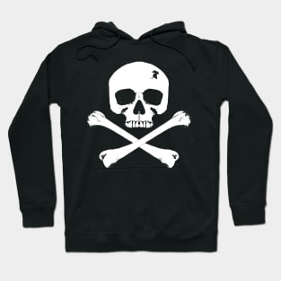 skull and crossbones flag Hoodie